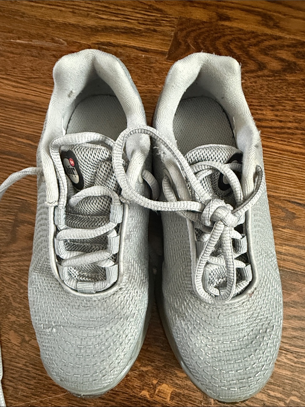 Nike Gray and Orange Running Sneakers